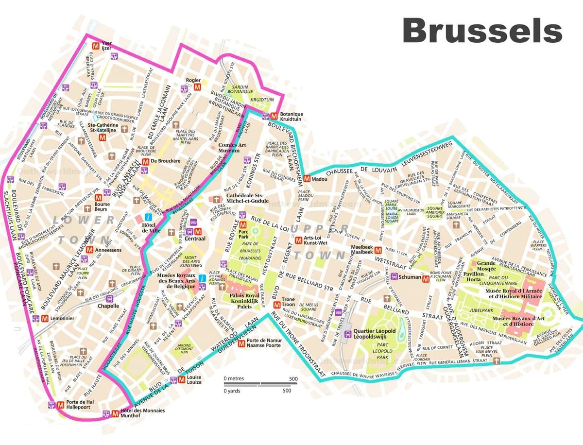 ブリュッセル地図pdf
