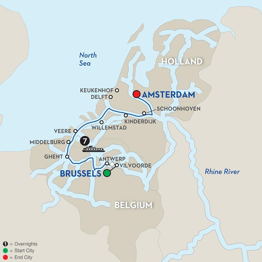 ブリュッセルボ地図