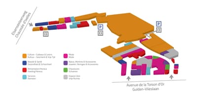 ブリュッセル店地図