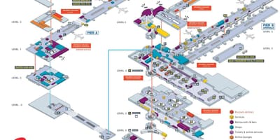 ブリュッセル空港地図